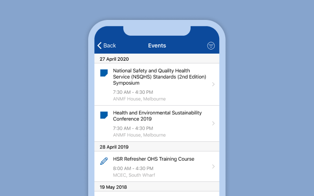 ANMF Diary App by Wave Digital