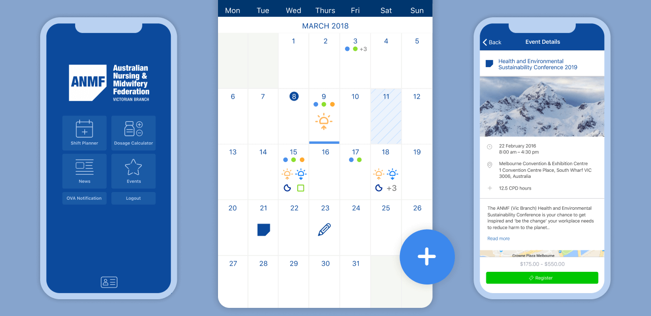 ANMF Diary App by Wave Digital