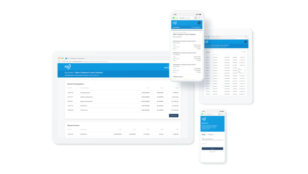 CXi Software - Investor Portal Web App